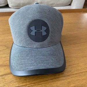 Men’s gray under armor golf hat size medium/large